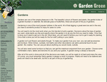 Tablet Screenshot of gardengreen.com